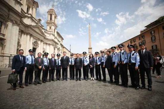 中国警察赴意巡逻 去意大利旅游或能偶遇杭州