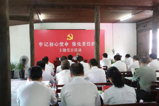 仙居县级党员领导干部赴上张乡重温入党誓词