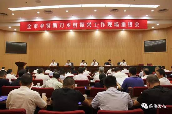 台州市乡贤助力乡村振兴工作现场推进会