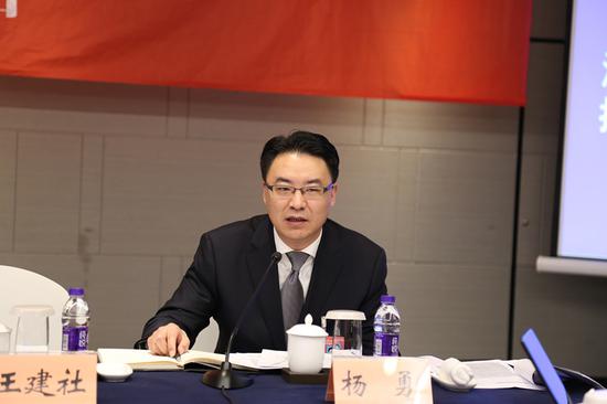 图为宁海县委书记杨勇。蒋攀摄