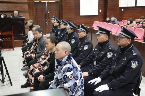 庭审现场。临安法院