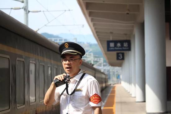 金温铁路丽水站。金华车务段提供