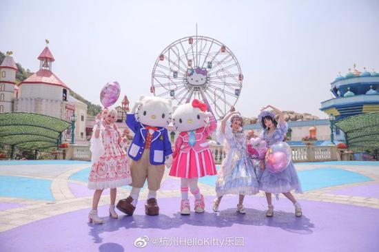图片来源:@杭州Hello Kitty乐园