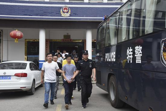 抓捕现场 吴兴公安供图