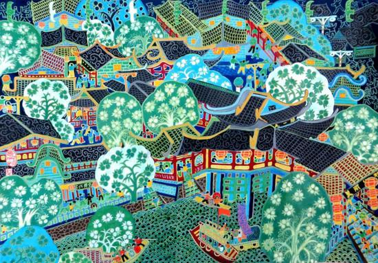 作品:《农家情》作者:郑利民