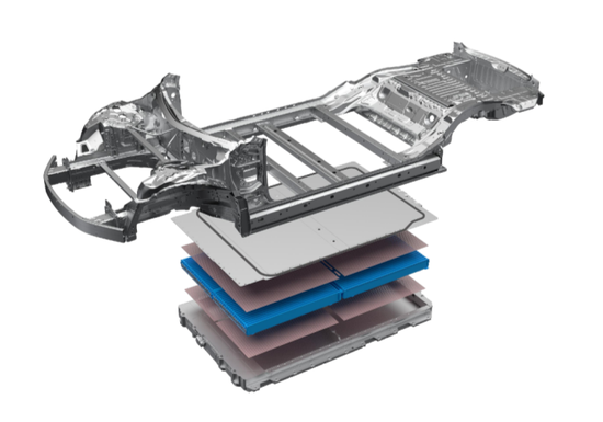 CTB电池车身一体化结构