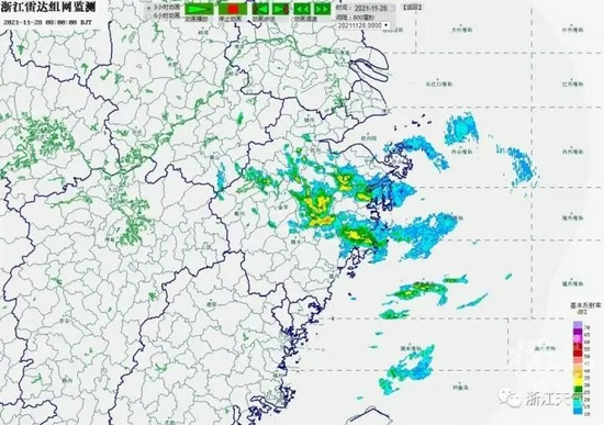 早晨降水实况