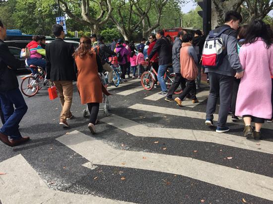 骑共享单车进景区,也是大多数人的选择