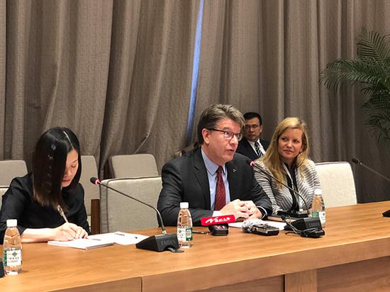 波音中国总裁庄博润接受采访