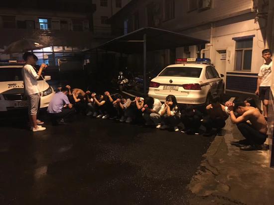 抓捕现场 桐乡公安供图