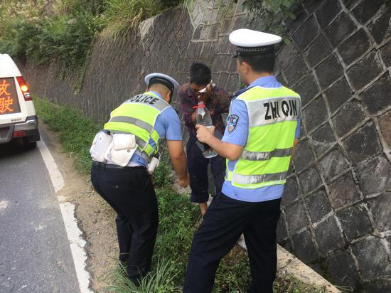 事发现场。警方供图