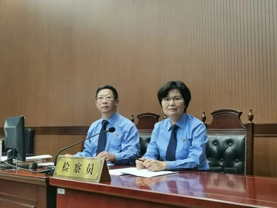  杭州市检察院叶玉秋副检察长与蒋春尧出庭支持抗诉