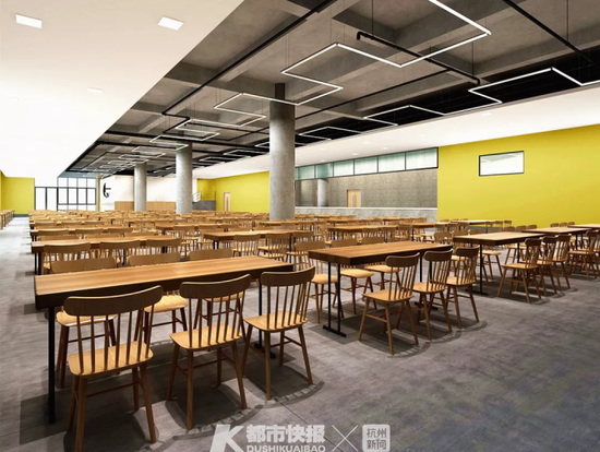 学校食堂效果图