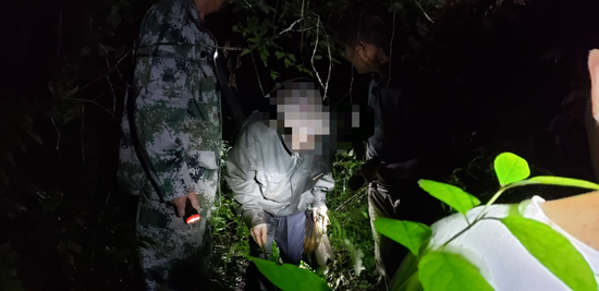 救援现场。警方供图