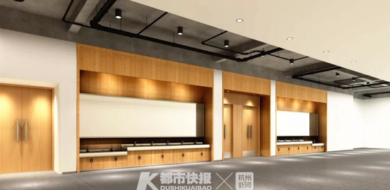 学校走廊效果图