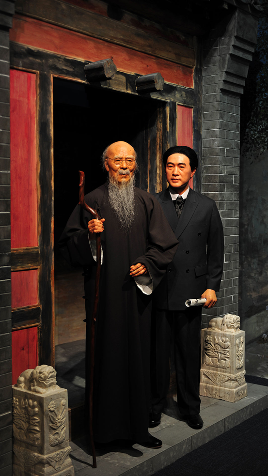 国博中国现代文化名人蜡像艺术展首获参观
