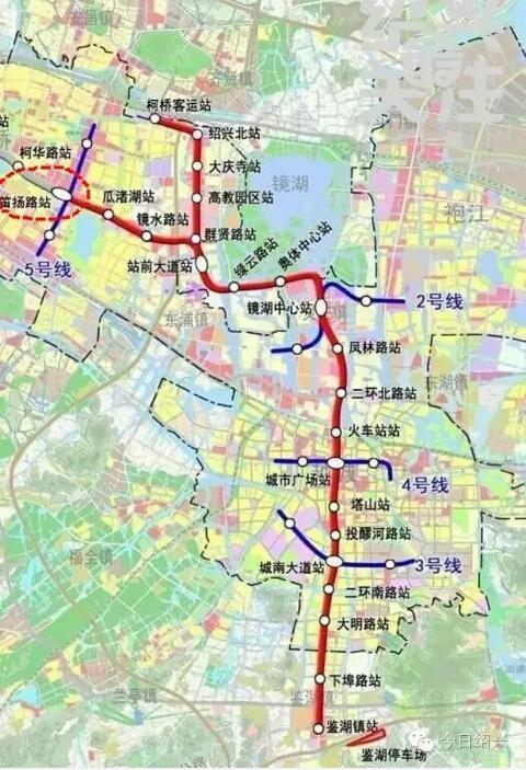 杭州至绍兴地铁即将开建 全线设9个站点总投资