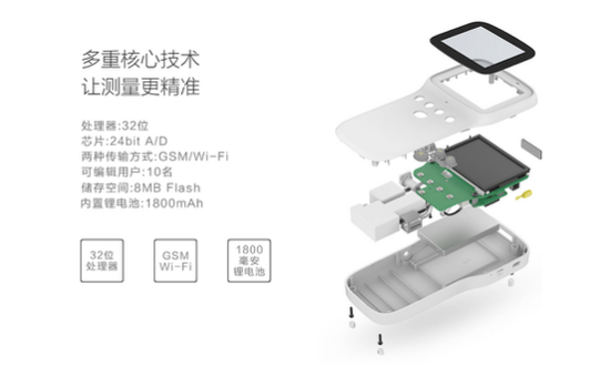 希科多体征血压血糖一体机即将上线京东众筹