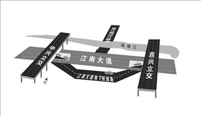 江南大道提升改造配图(本报资料图) 制图 陈林森 江南大道提升改造配图(本报资料图) 制图 陈林森