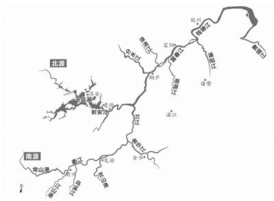 钱塘江水位今晨有可能达到历史最高点 钱塘江流域水系图