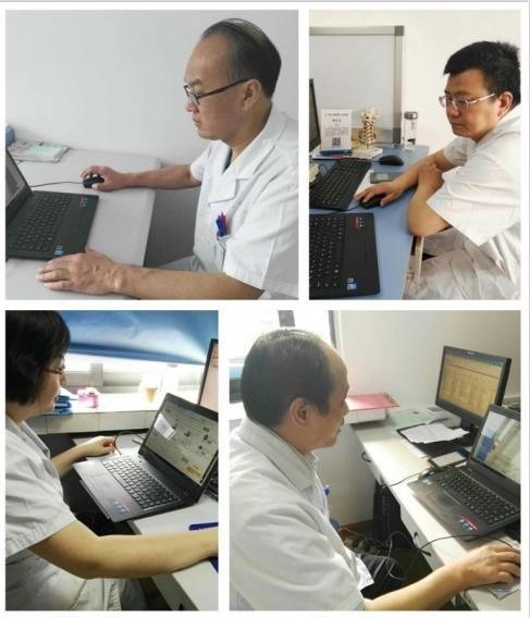 (图注:四川微医互联网医院安排 30多位骨科、康复科、神外科医生全时在线坐诊
)