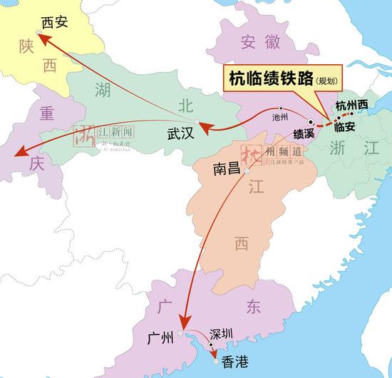 杭州铁路枢纽规划获批复 将新增6条高铁线路(