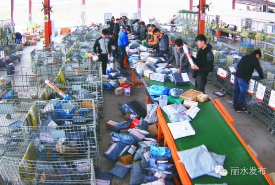双十一丽水网络交易额近20亿 快递发单量达85