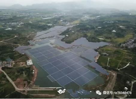 天台县首个渔光互补光伏发电项目通过竣工验收