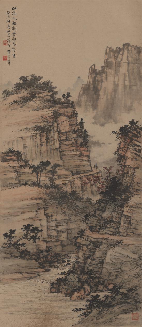 黃君璧 《送友人入蜀》