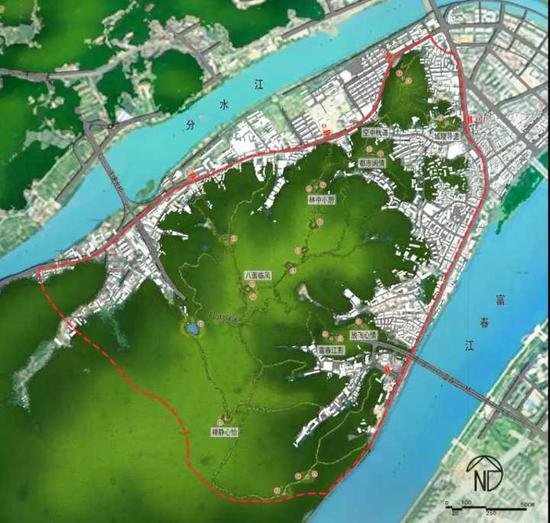 与此同时,施工的还有桐庐老城区的游步道。