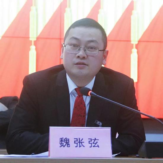 沙溪镇新一任镇长魏张弦发言。