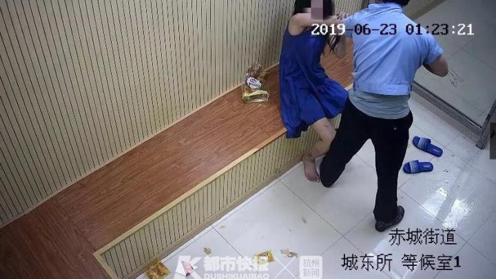 7月2日,杨某涉嫌妨害公务罪被天台警方刑事拘留。