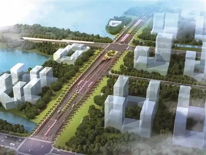 良睦路(文二西路-02省道)工程效果图