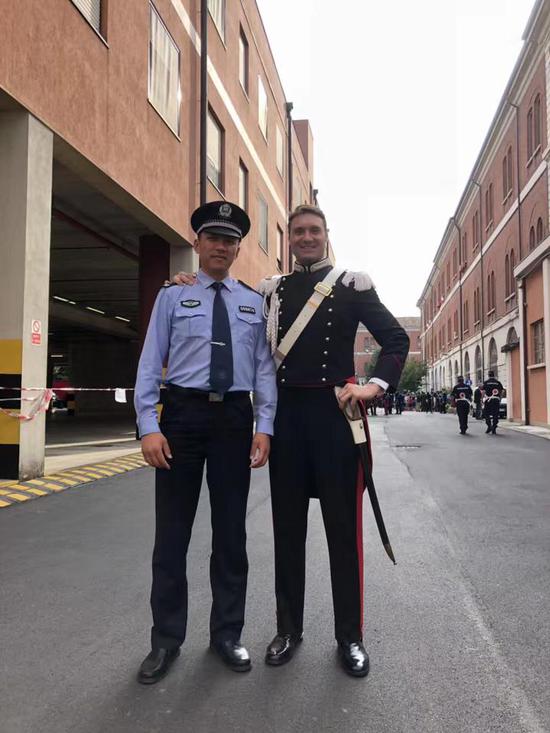 意大利3周 走出国门巡逻的金华警察带着故事回