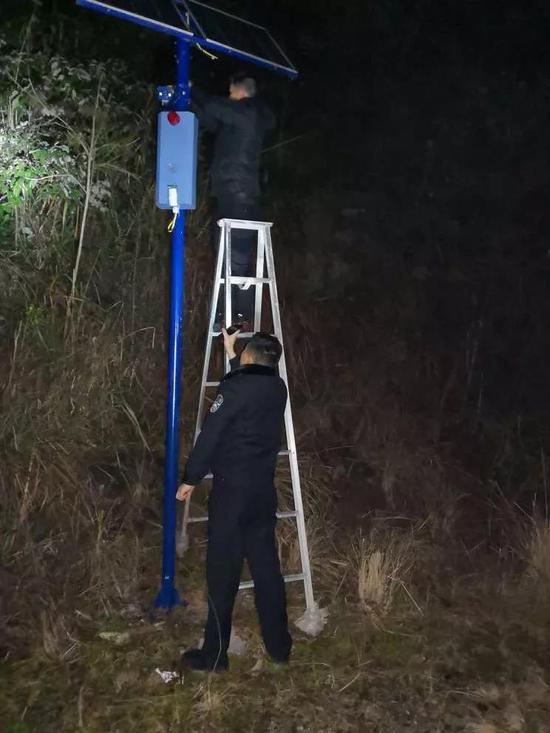(宁海警方实地侦查)