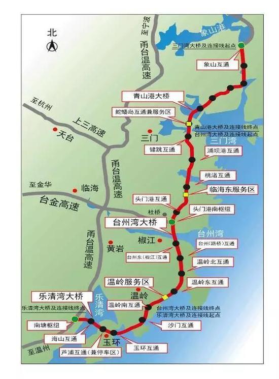 沿海高速台州段