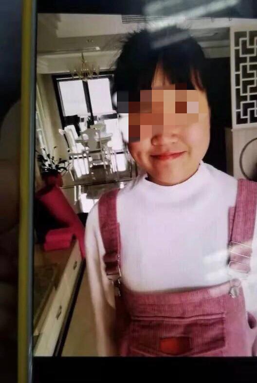 失踪女孩蕾蕾(化名)。受访者供图