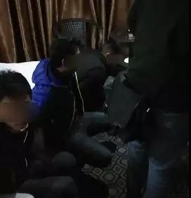 抓捕现场