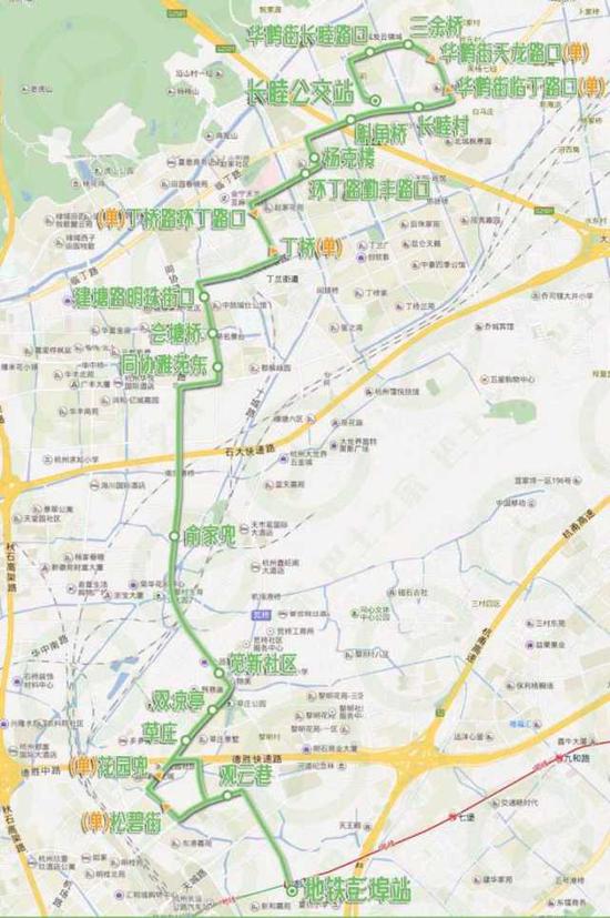 【华鹤街长睦路口】:城发云锦城的乘客请在该站乘车;