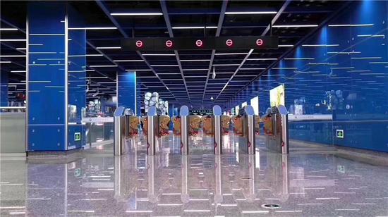 图为宁波地铁站 宁波轨道交通运营分公司供图