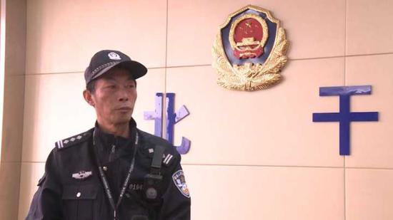 ▲北干派出所民警钟银灿