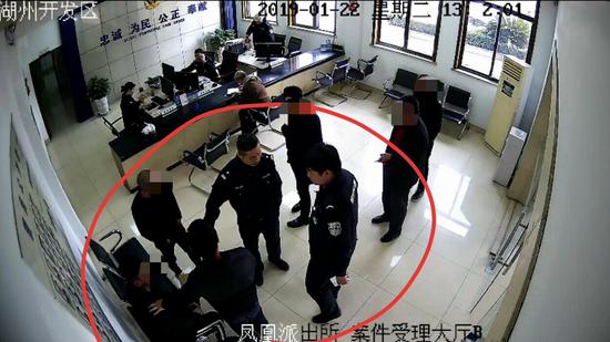 犯罪嫌疑人被依法抓捕。湖州开发区公安分局提供