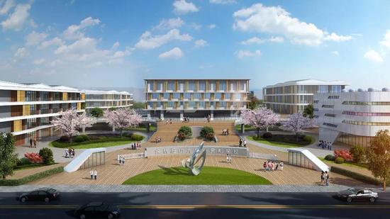 拟建设超山区块九年一贯制学校新建工程。规划54个班教学规模。