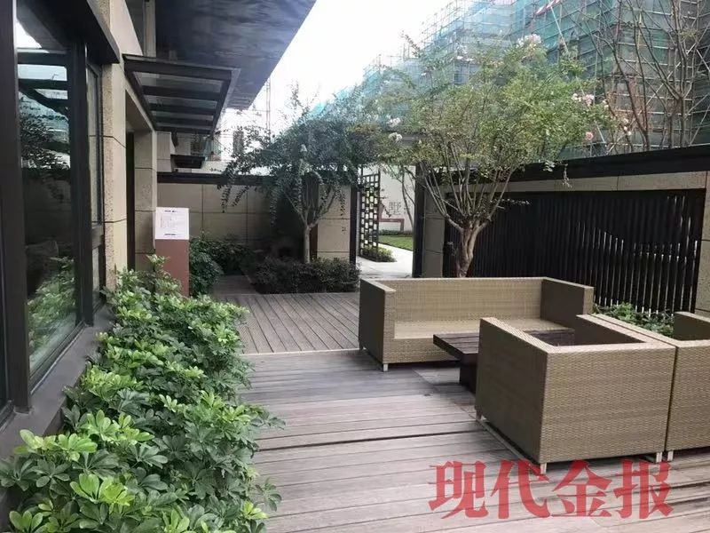 一楼洋房样板房的花园