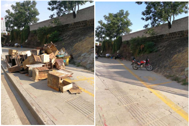 ②对乱堆放说“不”:“挪一挪”挪出空间,“挪一挪”挪出美丽。