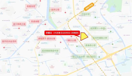 大关地块区位图