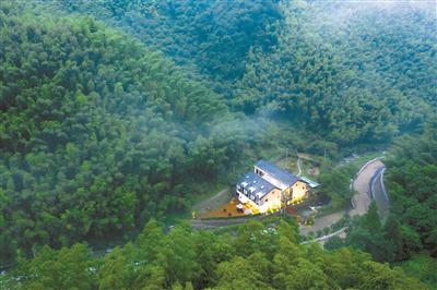 位于绍兴上虞区陈溪乡的浙江省白金级民宿——雪花谷隐山民宿