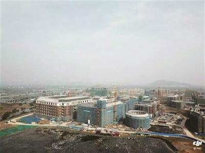 建设中的浙江工业大学德清校区
