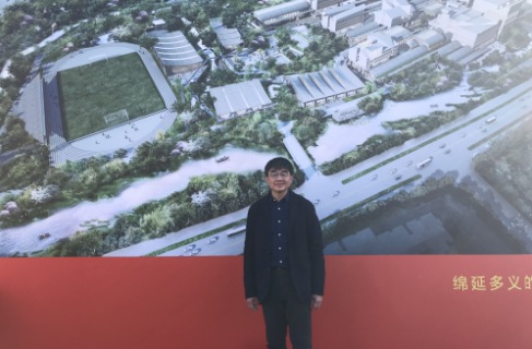 张永和在美院良渚校区奠基现场