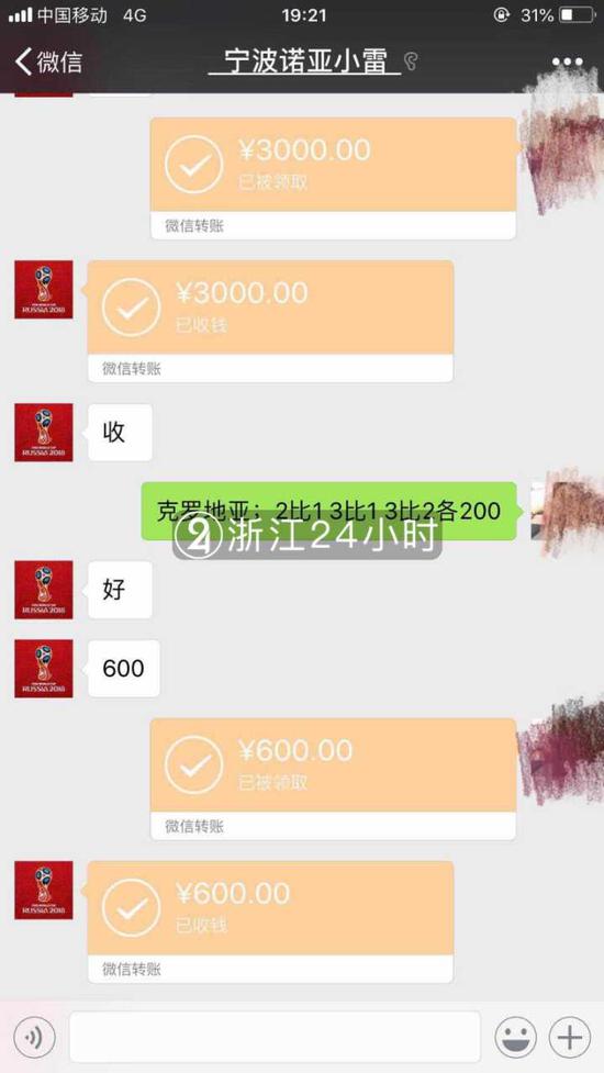 世界杯赌球 宁波姑娘花8000元押中了却血本无